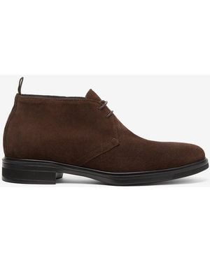 Corneliani Suede Desert Boots - Brown