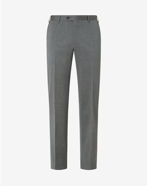 Corneliani Stretch Wool And Linen Suit - Grey