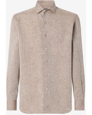 Corneliani Pure Linen Shirt - Natural