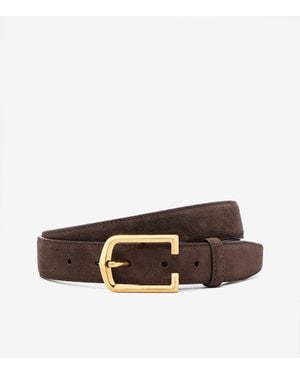 Corneliani Dark Suede Belt - Brown