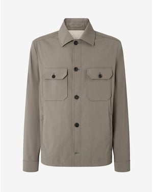 Corneliani Technical Wool Overshirt - Grey