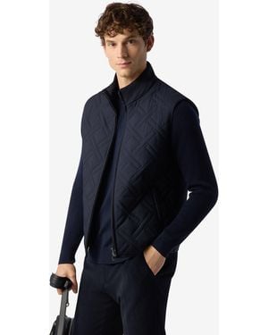 Corneliani Padded Vest - Blue