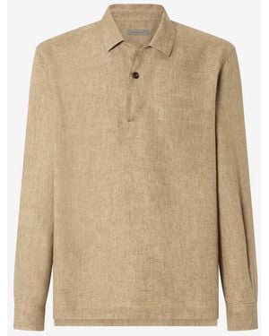 Corneliani Pure Linen Shirt - Natural