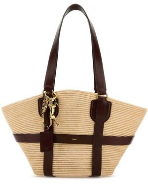 Chloé Kerala Shopping Bag - Natural