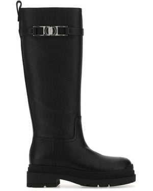Ferragamo Ryder Boots - Black