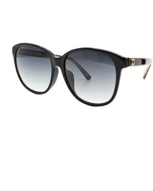 Gucci Round Sunglasses - Black