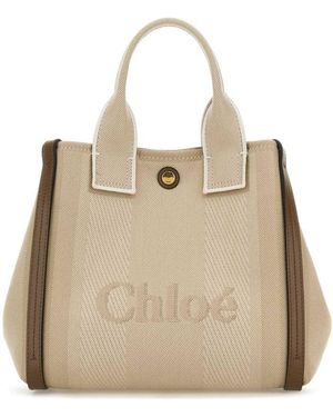 Chloé Chlo Carry Shopping Bag - Natural