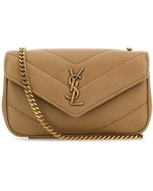 Saint Laurent Loulou Mini - Natural