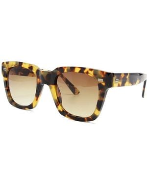 Gucci Square Havana Sunglasses - Metallic