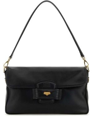 Miu Miu Penny Shoulder Bag - Black