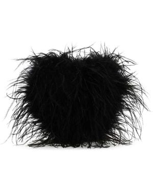 Alexander Wang Feathers Clutch - Black