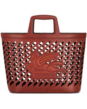 Etro Pegasus Shopper - Red