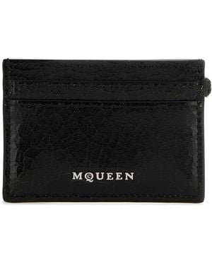McQueen Sling Card Holder - Black