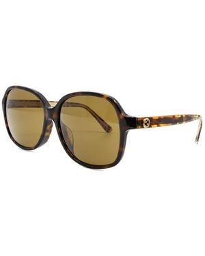Gucci Round Sunglasses - Metallic