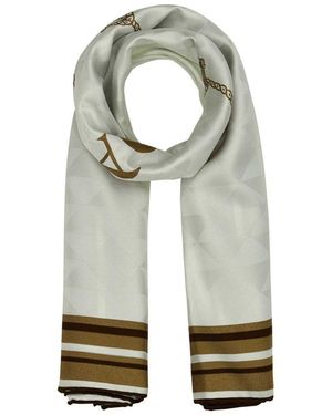 Prada Embroidered Silk Foulard - Green