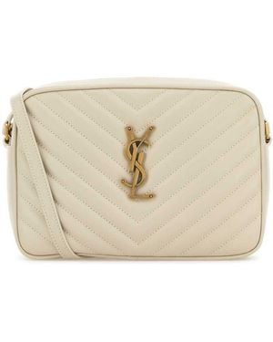 Saint Laurent Lou Camera Bag - Natural