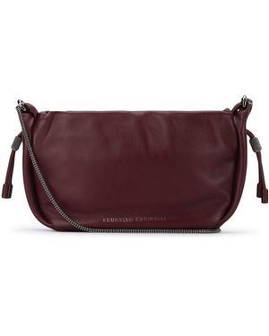 Brunello Cucinelli Shoulderstrap Crossbody Bag - Purple
