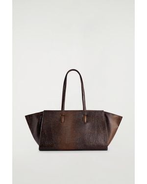 COS Monument Tote Bag - Brown