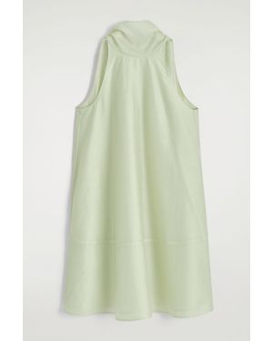 COS Fluid Halterneck Mini Dress - Green