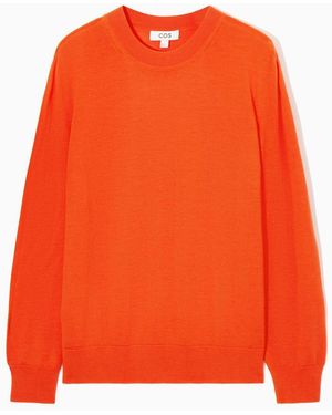COS Pull Laine Mérinos - Orange