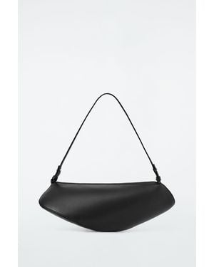 COS Cove Clutch Bag - Black