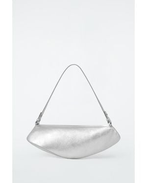COS Cove Clutch Bag - White