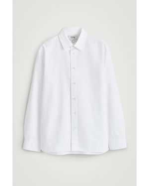 COS Cotton Oxford Shirt - White