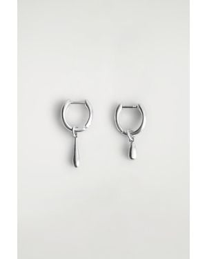 COS Mismatched Teardrop Hoop Earrings - Multicolour