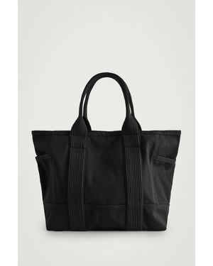 COS Oversized Tote Bag - Black