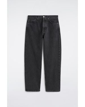COS Rider Relaxed-Fit Straight-Leg Jeans - Gray