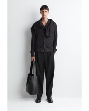 COS Minimalistische Tote Bag - Schwarz