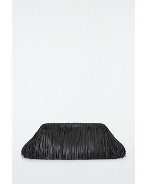 COS Tasselled Framed Clutch - Black