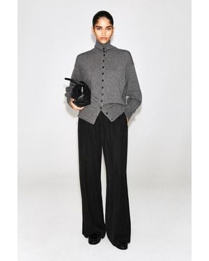 COS Hose Aus Twill Mit Geradem Bein - Grau