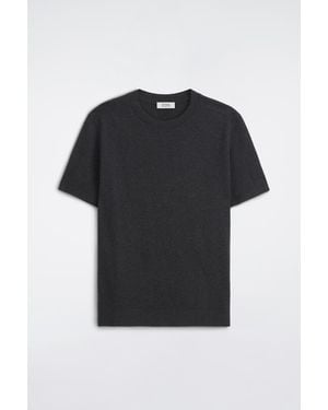 COS Slim Modal Interlock-Jersey T-Shirt - Black
