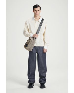 COS Messenger-Nylontasche Im Utility-Stil - Blau