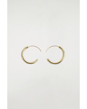 COS Stacked Hoop Earrings - Metallic
