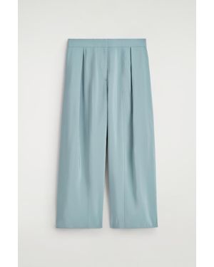 COS Fluid Pleated Culottes - Blue