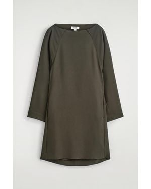 COS Sculptural Mini Dress - Green