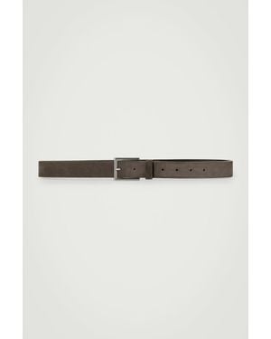 COS Suede Belt - Natural