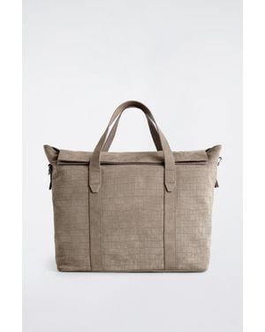 COS Brunswick Messenger Bag - Grey