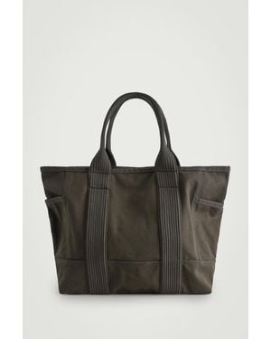 COS Oversized Tote Bag - Black