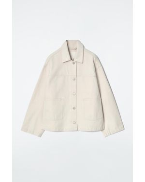 COS Boxy Denim Jacket - White