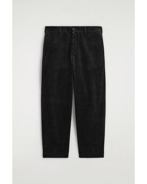 COS Corduroy Wide-leg Pants - Black