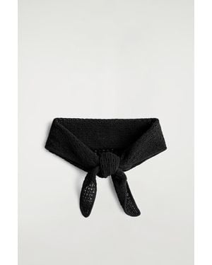COS Sciarpa A Triangolo - Nero