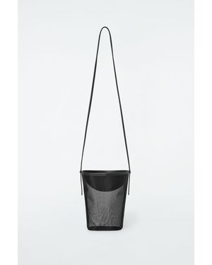 COS Mini Bucket Bag - Mesh - White