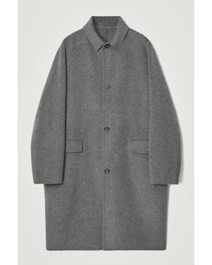 COS Double-faced Wool Coat - Grey