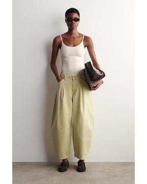 COS Twine Jeans Mit Barrel-Bein - Gelb
