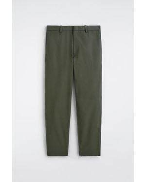 COS Cotton Regular-Fit Tapered Chinos - Green