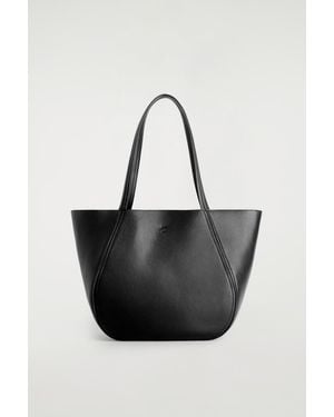 COS Lantern Shopper Bag - Black