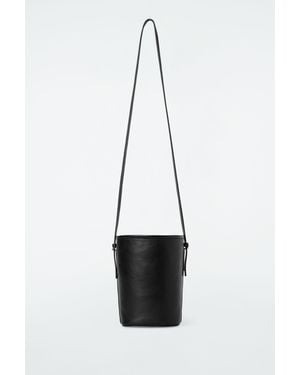 COS Mini Bucket Bag - Leather - White
